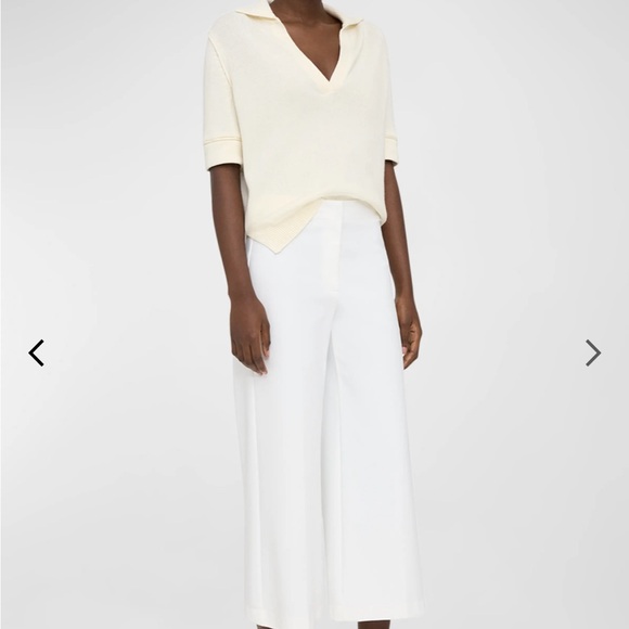 Theory "Terena" pants  White Precsion Ponte- Size 4 - Picture 4 of 5